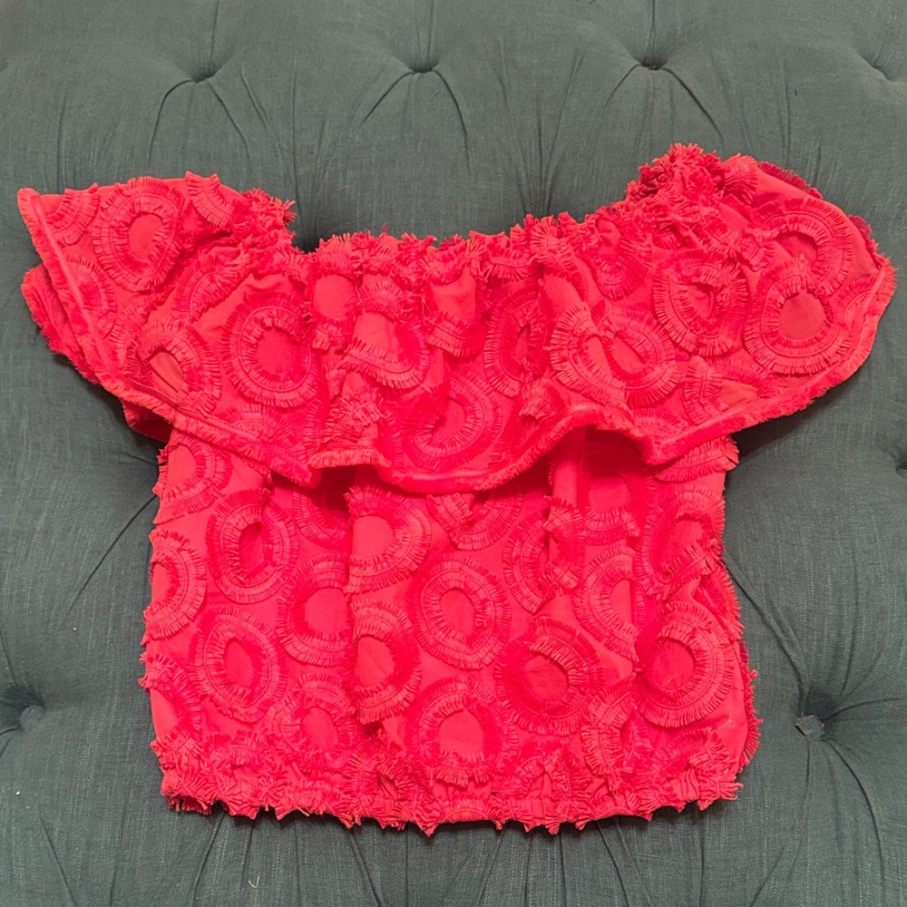 Vibrant Off-Shoulder Top